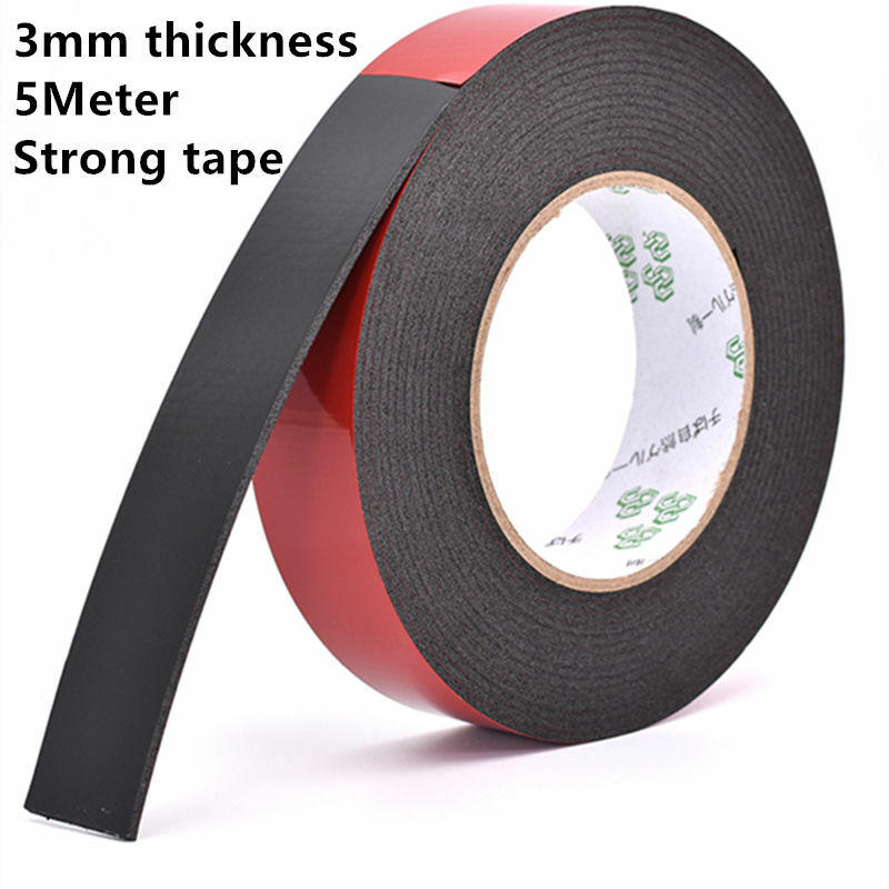 厚さ0.5〜2mmの両面フォームテープ,粘着パッドを固定するための両面フォームテープ,非常に強力,1または2ユニット