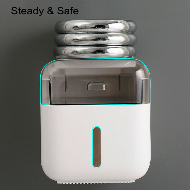 Dispensador de papel higiénico montado en la pared, soporte para papel de cocina, caja de pañuelos para el baño, estante para rollo de cocina