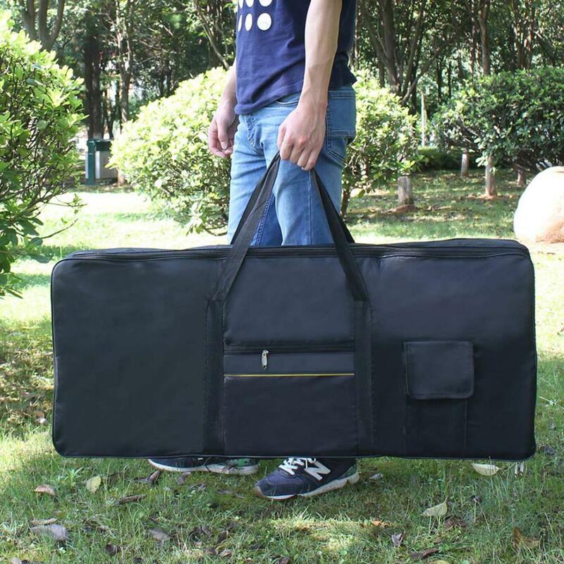 حقيبة لحمل لوحة المفاتيح حقيبة للوحة المفاتيح 61 مفتاح ، مصنوعة من قماش أكسفورد