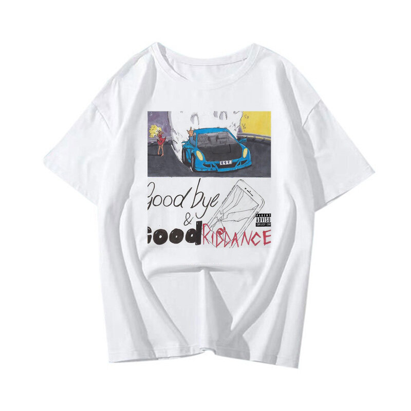 Camiseta feminina do rip juice wrld, camiseta dos sonhos, estilo hip hop, harajuku