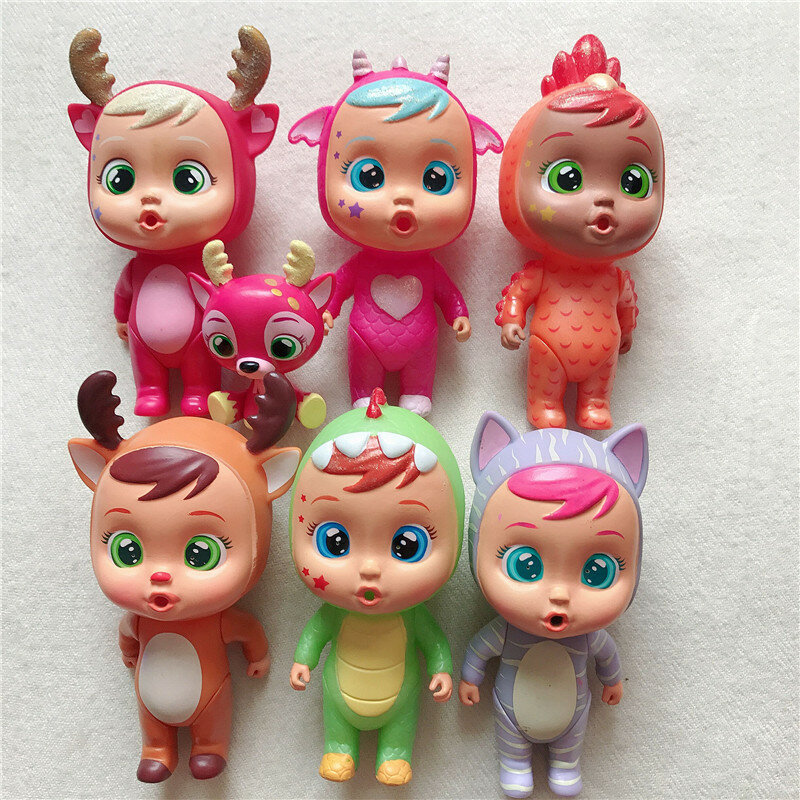 Origina Baby Dolls Cry Baby Loretta/Orange Tiger/Ellie Elephant/코니 버니/유니콘/돼지/그것은 눈물을 흘릴 것입니다 Kids Toys Best Gifts