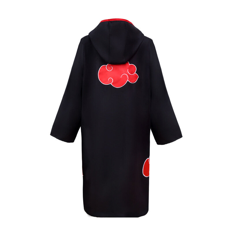 Capa akatsuki cosplay trajes anime casaco manto deidara vermelho nuvem robe