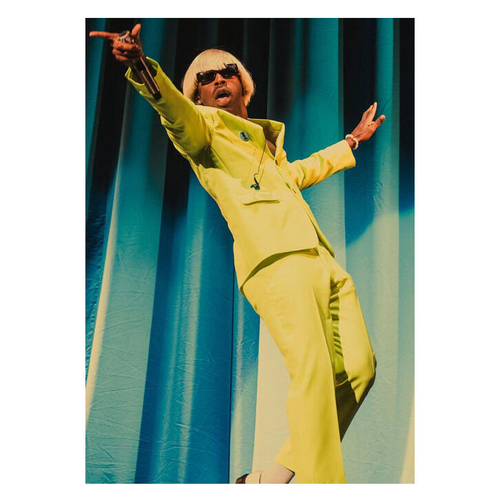 A4ポップ歌手ポスターヒップホップラッパーレトロポスター花少年ウォールステッカーヴィンテージクラフト紙プリントホームルームバー装飾