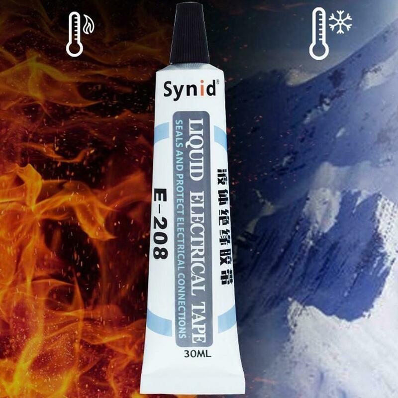 30ml Waterproof Insulating Electronic Sealant High Temperature Liquid Tape Resistant Silicone Fast Dry Sealing Glue Tape