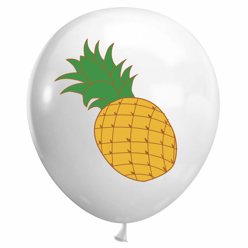 12 cal ananas lateksowe konfetti do balonów balon dla dzieci Baby Shower prezenty urodzinowe dekoracje ślubne rocznica zaopatrzenie firm