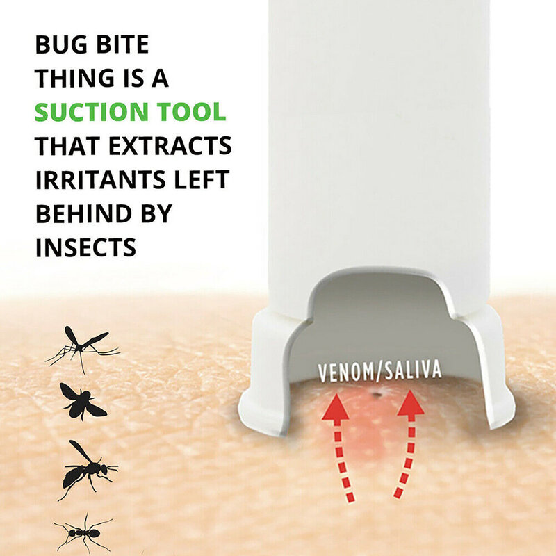 Draagbare Outdoor Home Anti Jeuk Reliever Mosquito Inzet Bug Bite Zuig Tool