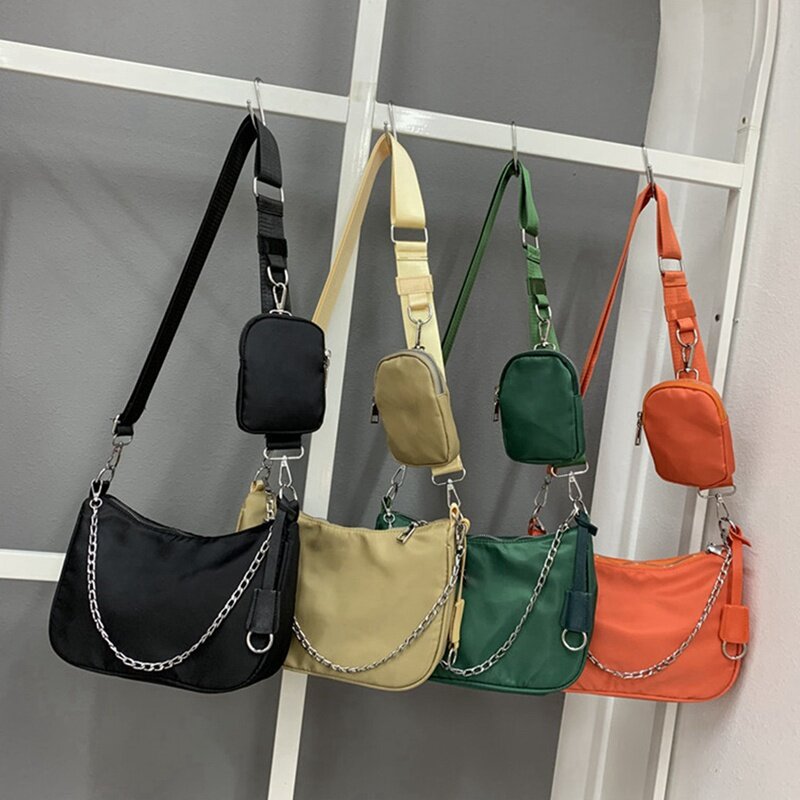 Сумка-мессенджер на плечо, женская сумочка кросс-боди, дизайнерский роскошный брендовый чемоданчик с мини-карманом для повседневной носки