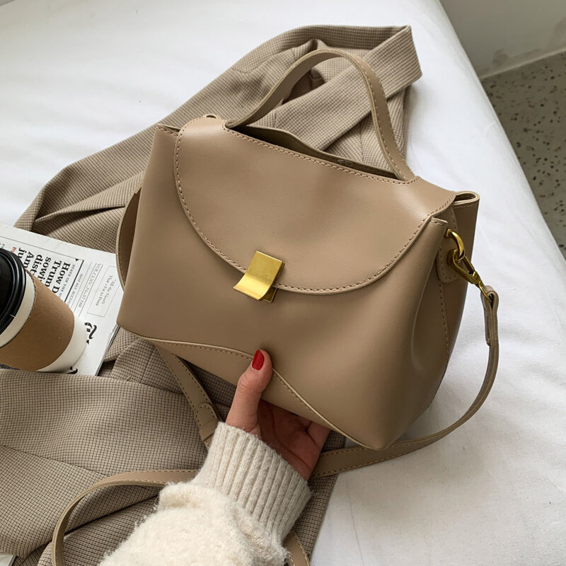 Сумка кросс-боди для женщин 2021, роскошная дизайнерская сумка-мессенджер через плечо, сумка-тоут из искусственной кожи, женская сумка большо...