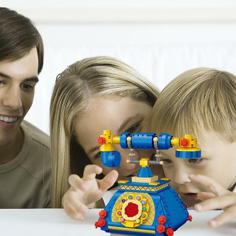 Telefono Mini particelle Puzzle giocattolo miglior regalo per bambini assemblaggio giocattolo istruzioni in inglese con immagini produttori di modelli
