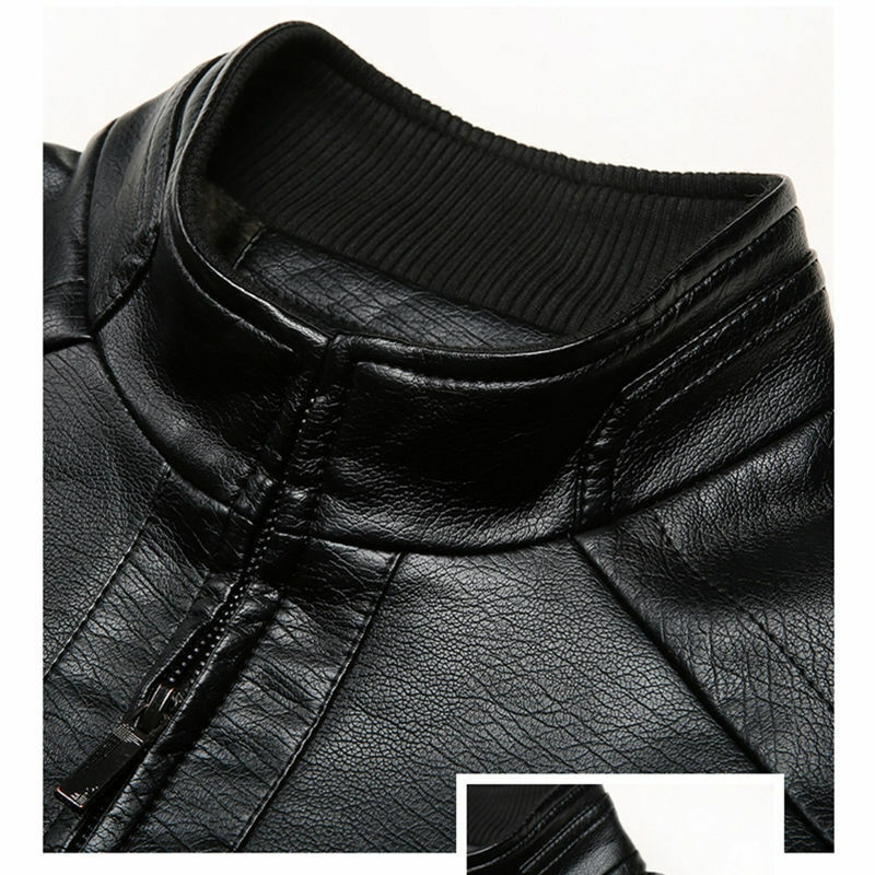 Men Jacket 2021 New Spring Fall Soft Leather Jackets For Man Clothing Long Sleeves Coat Fashion Korean Style Thin Clothing