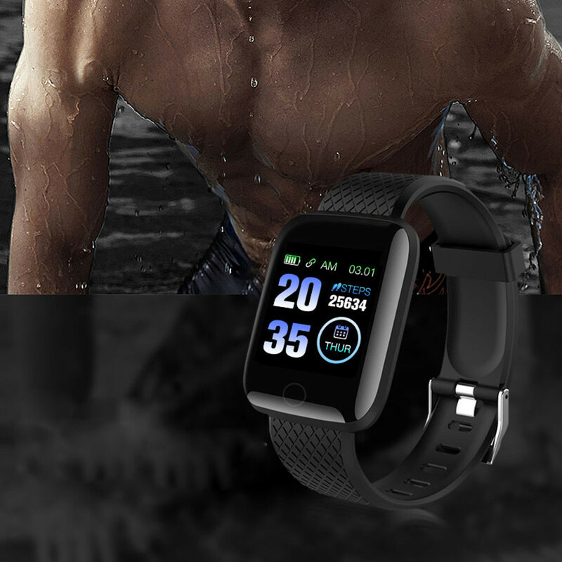 Reloj inteligente deportivo para hombre y mujer, pulsera electrónica a la moda, resistente al agua, 2021