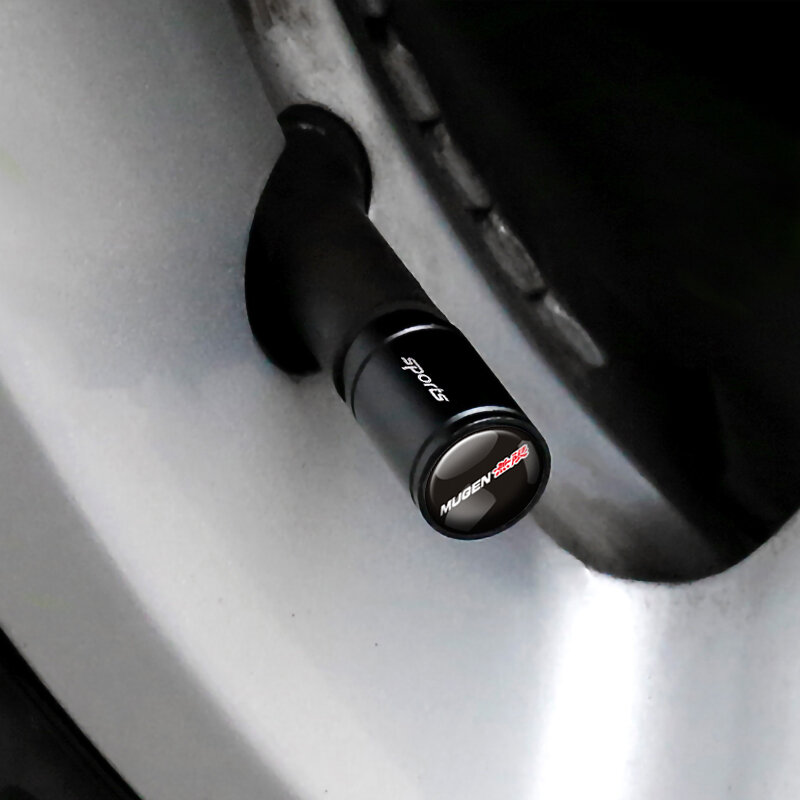 Автомобильный Стайлинг 4 шт. Новая шина воздушная Крышка для колпачков штока клапана Mugen логотип для Honda Accord Fit CRV Jazz City Jade Odyssey Pilot аксессуары