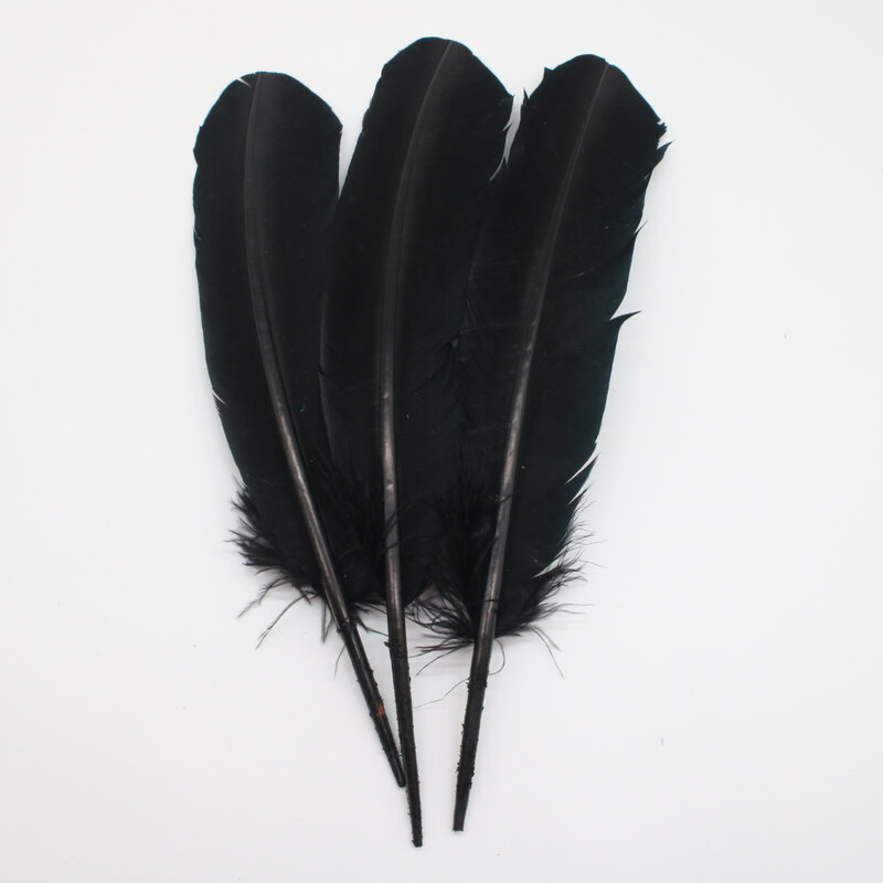 ขายส่ง10ชิ้น/ล็อต Goose Feathers ตกแต่ง Carnival งานแต่งงาน25 -30ซม.ตุรกี Feathers สำหรับงานฝีมือ Plumas