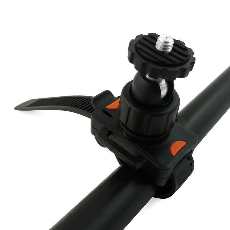 Adjustable Bicycle Belt Mount Holder For Gopro Hero 8 7 6 5 4 3+ 3 Black Clip Bracket Clamp Roll Bar Zip Mount For Xaomi yi 4K