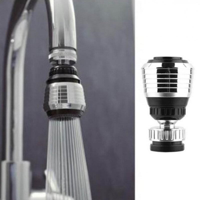 360 ° ugello girevole del rubinetto, 30%-70% risparmio idrico a prova di spruzzi rubinetto della cucina aeratore pratico rubinetto Extender per bagno