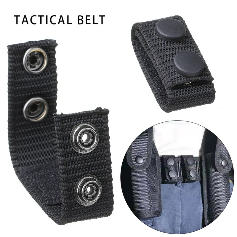 2/4Pcs Tactical Belt Buckle Heavy Duty Belt Keeper Portable Webbing Strap Military Belt Equipment Accessories for Outdoor Sports