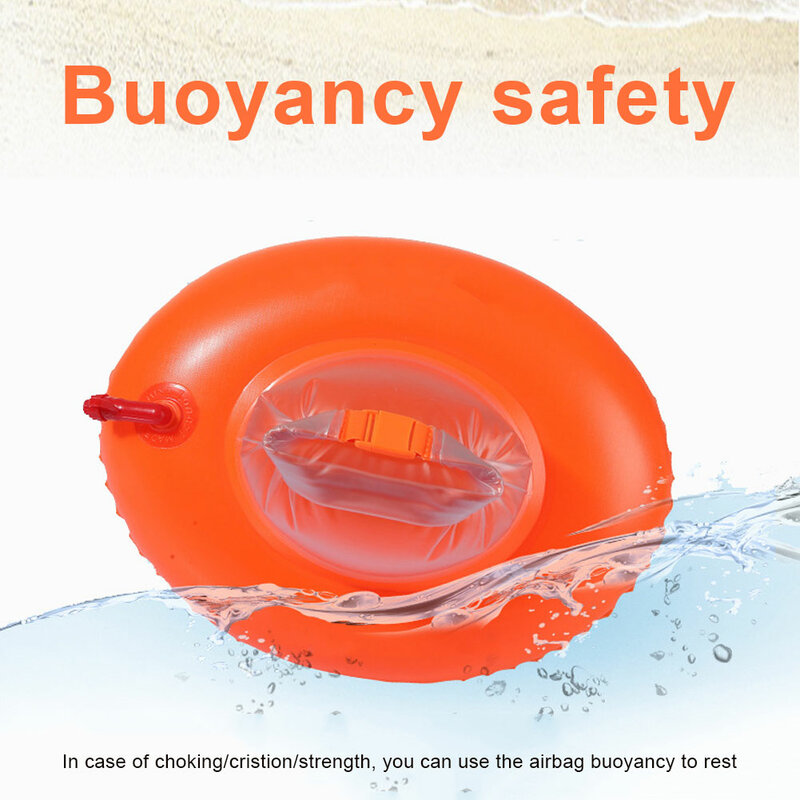 PVC Safety Swimming Buoy Double Airbags Clothing Drowning Prevention Swimming Float Bag