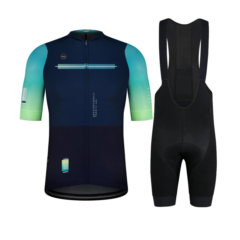 2021 nowy letni zestaw koszulek rowerowych oddychający zespół sporty wyścigowe koszulka na rower mężczyzna odzież rowerowa krótki rower Jersey