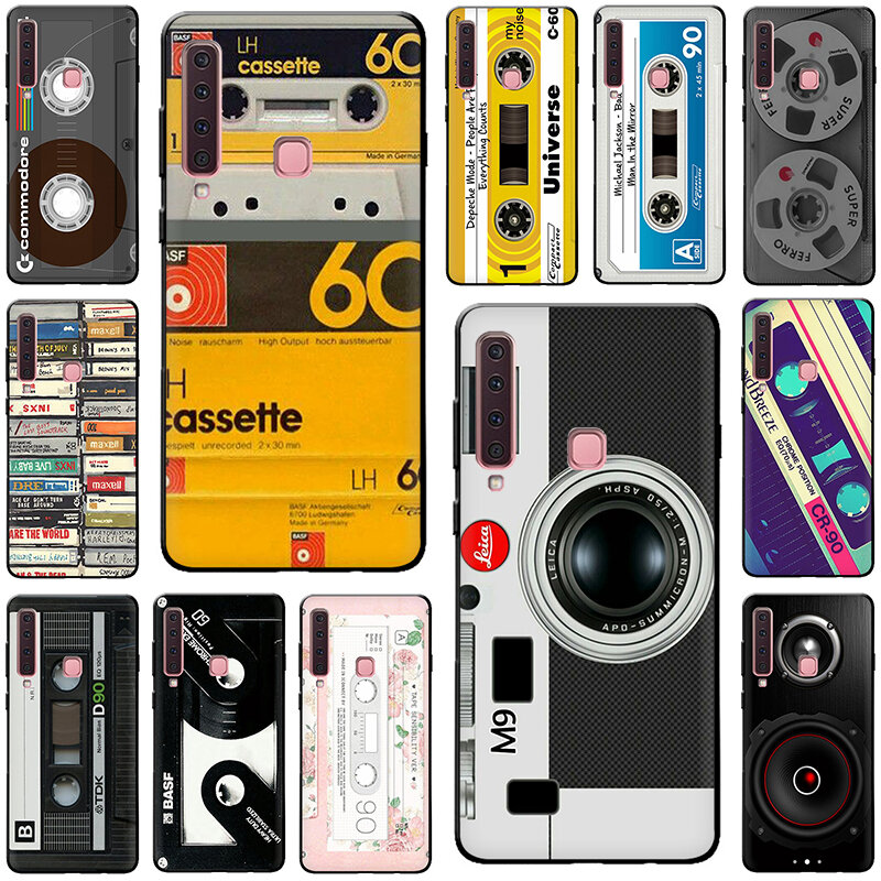 Retro Classic Cassette cassa Del telefono del Silicone per Samsung A10s 20s 30s 40s 50s 60 70 Nota 10 più M10 M20 M30 M40