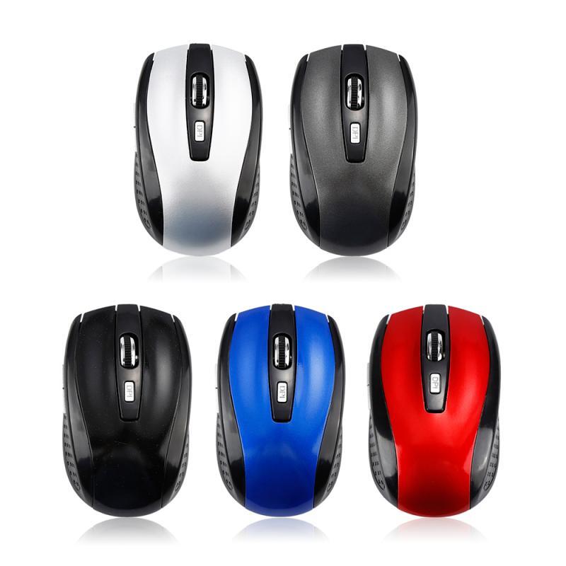 Nuovo Mouse Wireless 2.4G ricevitore USB Mouse Wireless ottici professionali Mouse USB a scorrimento destro per PC portatile Gamer