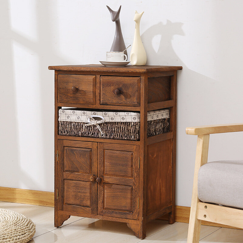 Креативный деревянный стол для гостиной в ретро стиле, Скандинавская простая домашняя мебель из массива дерева для спальни, кабинета
