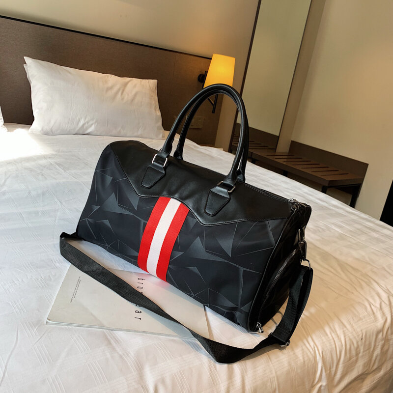 Yilian oxford pano moda grande capacidade saco de viagem lazer versátil masculino e feminino esportes fitness bagagem