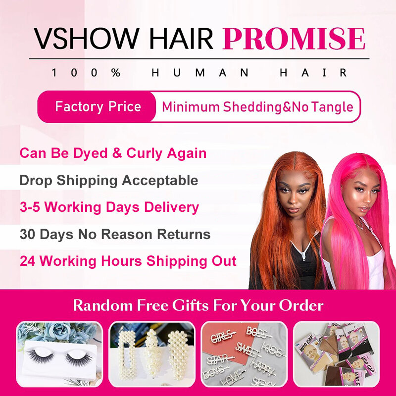 Perruque Lace Front Wig Body Wave brésilienne Remy – VSHOW Hair, cheveux naturels, pre-plucked, bordeaux 99J, 13*4, 180, pour femmes