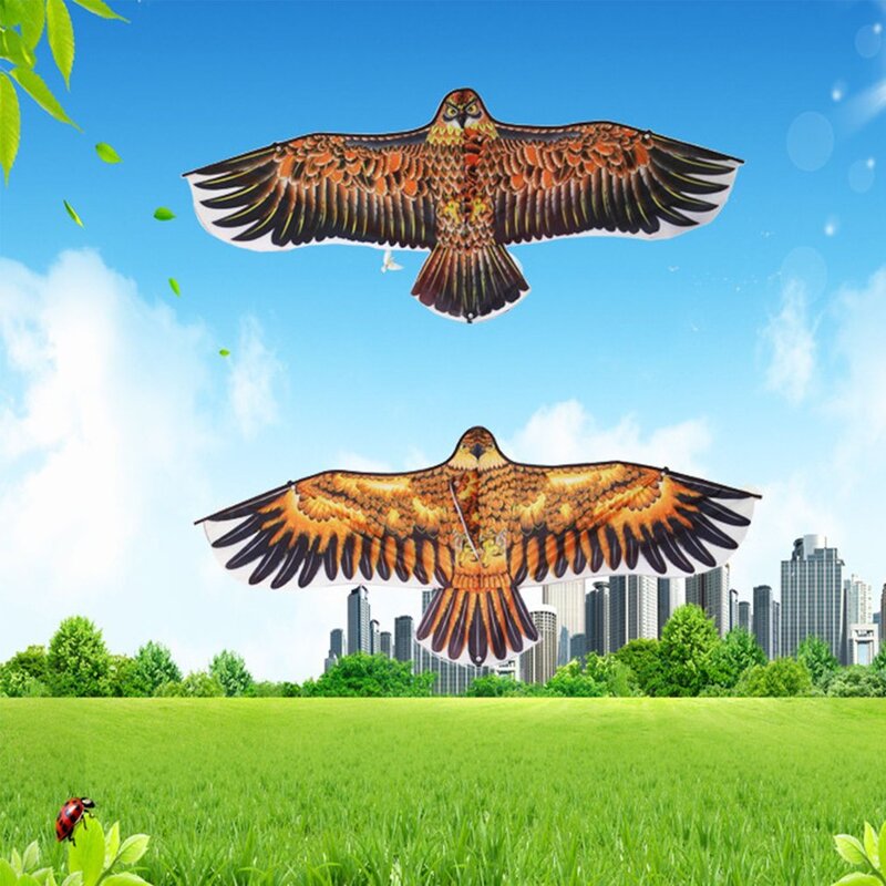 Cometa de águila gigante de 1,1 m, cometas de juguete, águilas grandes voladoras, el mejor regalo para niños, novedad