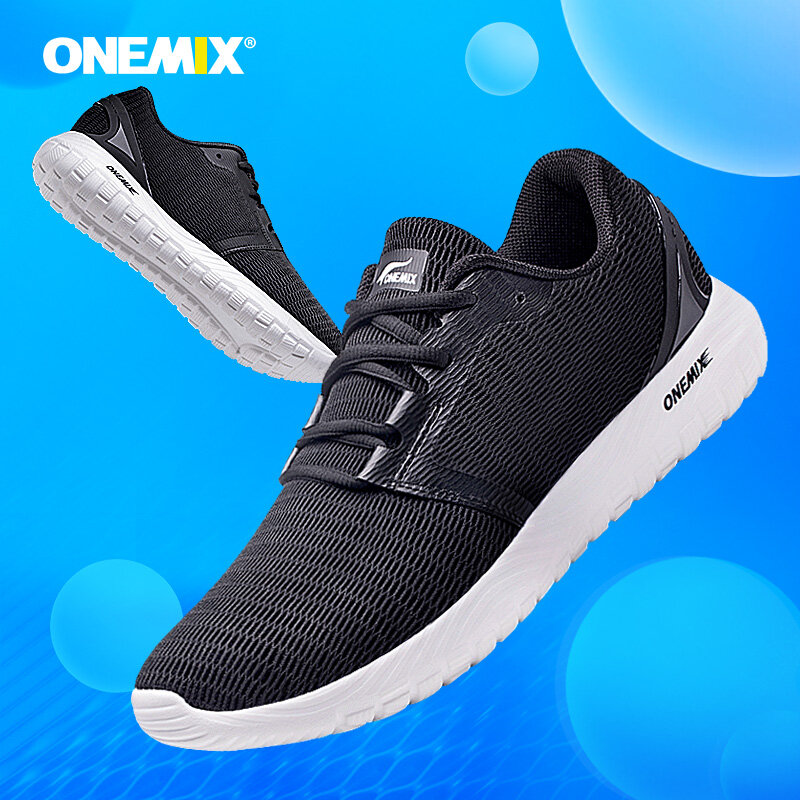 ONEMIX Big ส่วนลดฤดูร้อนผู้หญิงรองเท้าผ้าใบ Breathable ตาข่ายกีฬารองเท้าผ้าใบรองเท้าผ้าใบกลางแจ้งสำหร...