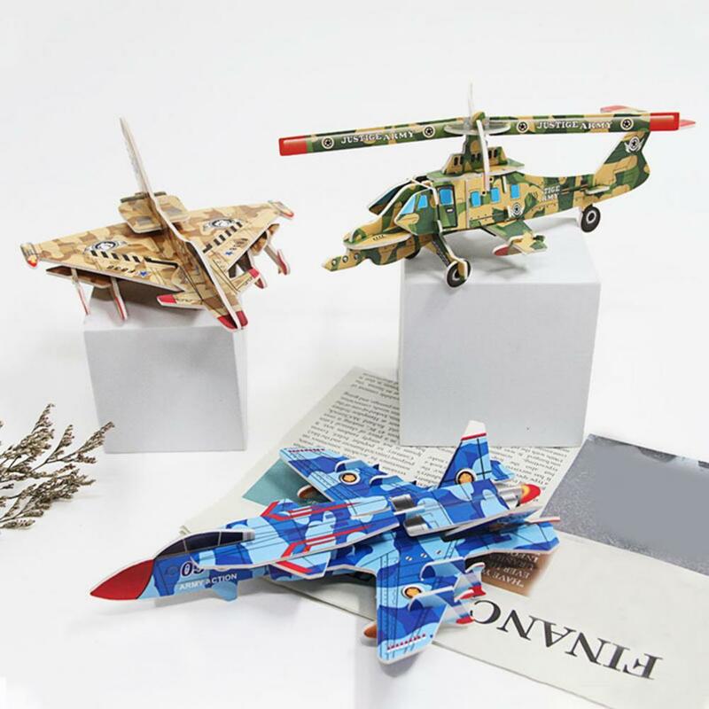 Kreatywny papier myśliwski zestaw puzzli zabawka na wystrój 3D Puzzle kreatywny papier myśliwiec zestaw puzzli zabawka na wystrój