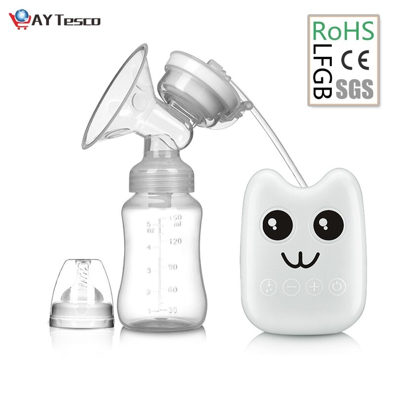 Bomba extractora de leche eléctrica, extractor de leche manual de silicona unilateral y bilateral, accesorios para lactancia materna de bebés