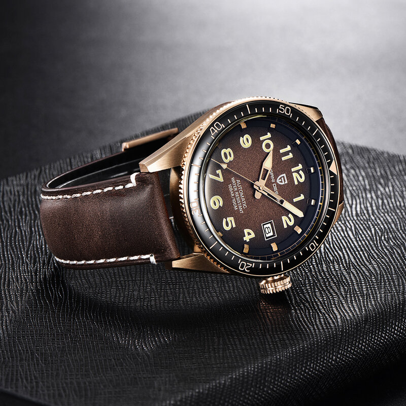 PAGANI Design-Reloj de pulsera para hombre, accesorio masculino de pulsera resistente al agua 200M con mecanismo automático de movimiento, complemento deportivo mecánico de marca de lujo perfecto para negocios