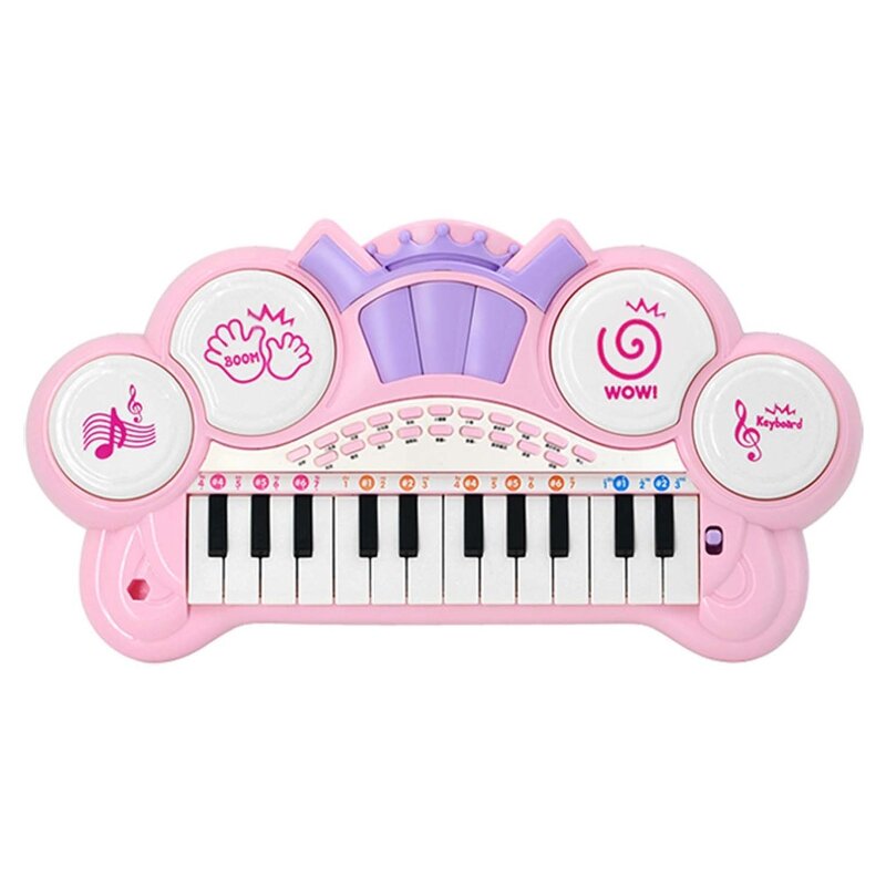 متعددة الوظائف 24 مفاتيح لوحة المفاتيح الإلكترونية البيانو الجهاز لعبة الأطفال الموسيقية الاطفال لعبة تعليمية هدية