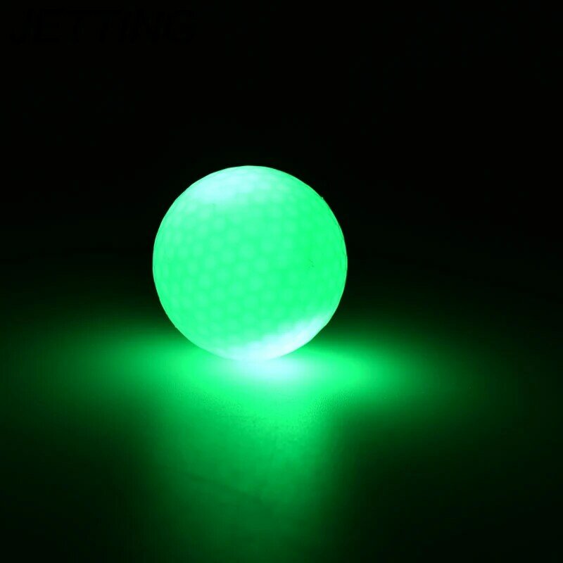 1 x Light Up praktykujący mały migający światło świecąca piłka migająca LED elektroniczna piłka golfowa w dzień iw nocy gra w golfa