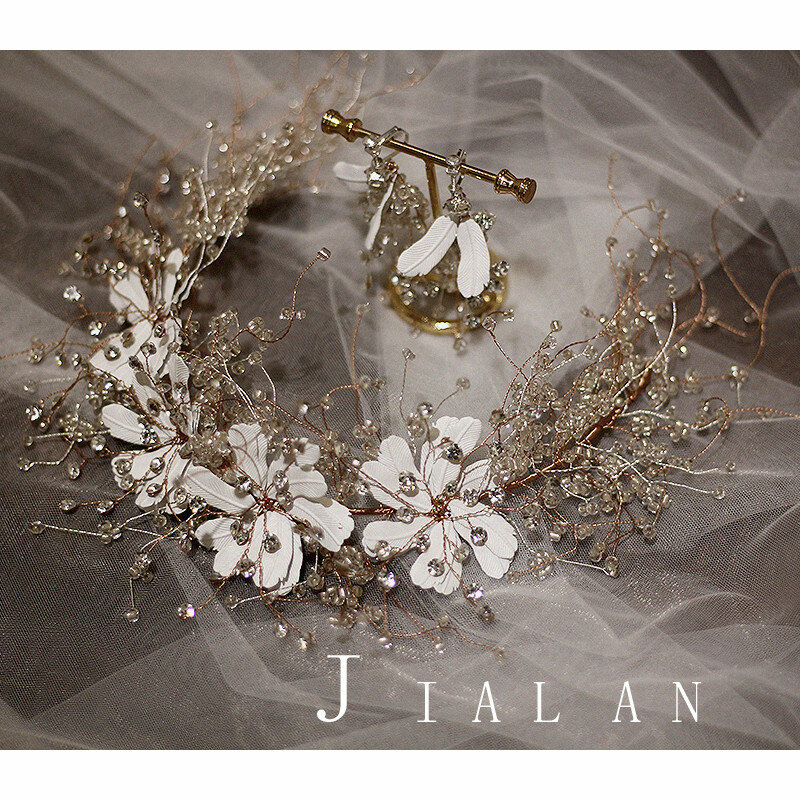Senhoras coroa de casamento nupcial coroas para noivas acessórios para o cabelo metal cristal nupcial faixa de cabelo casamento tiara