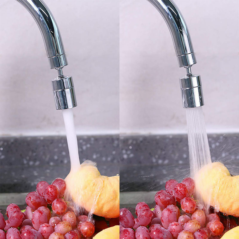 Küche Wasserhahn Bubbler 360-Grad Dual Modi 2-Fluss Splash-Proof