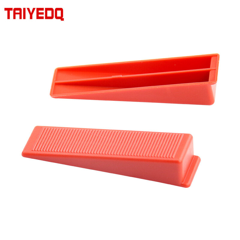100PCS Red Wedges Ceramic Tile Leveler Adjustment And Leveling Tiling Tool Inserting Piece Gasket Positioning And Leaving Seams