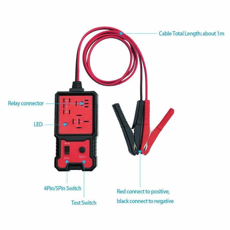 Verificador automotivo eletrônico do relé 12v universal para o verificador da bateria do automóvel dos carros