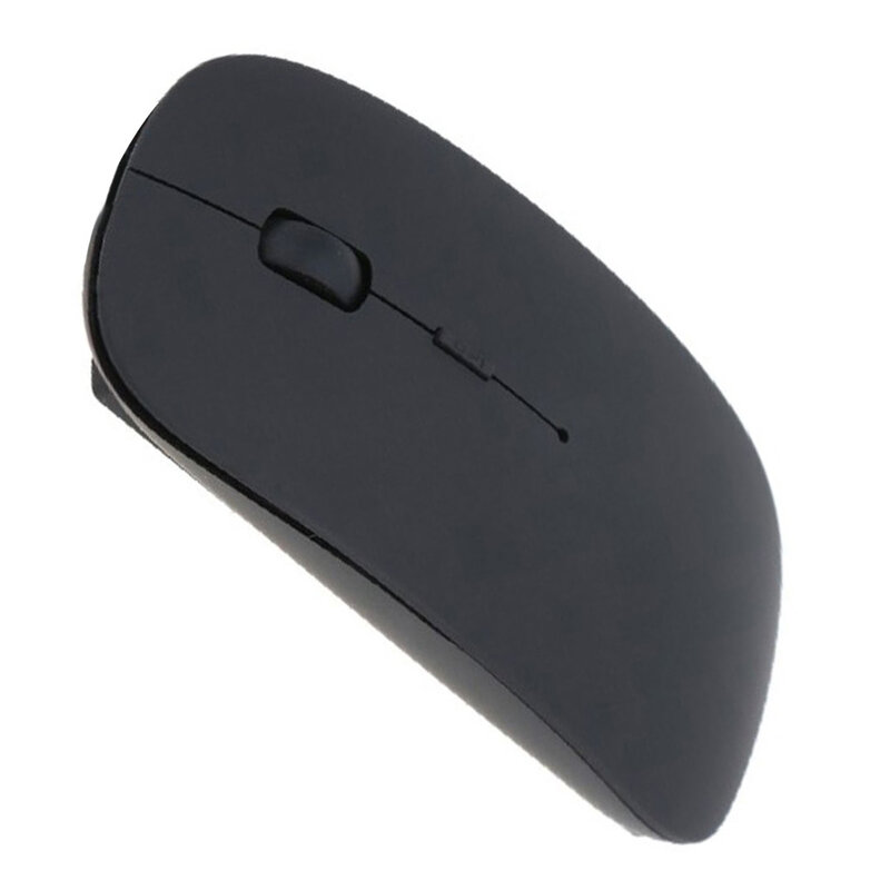 Mouse óptico sem fio para PC e laptop, 1600 DPI USB super fino receptor 2,4G