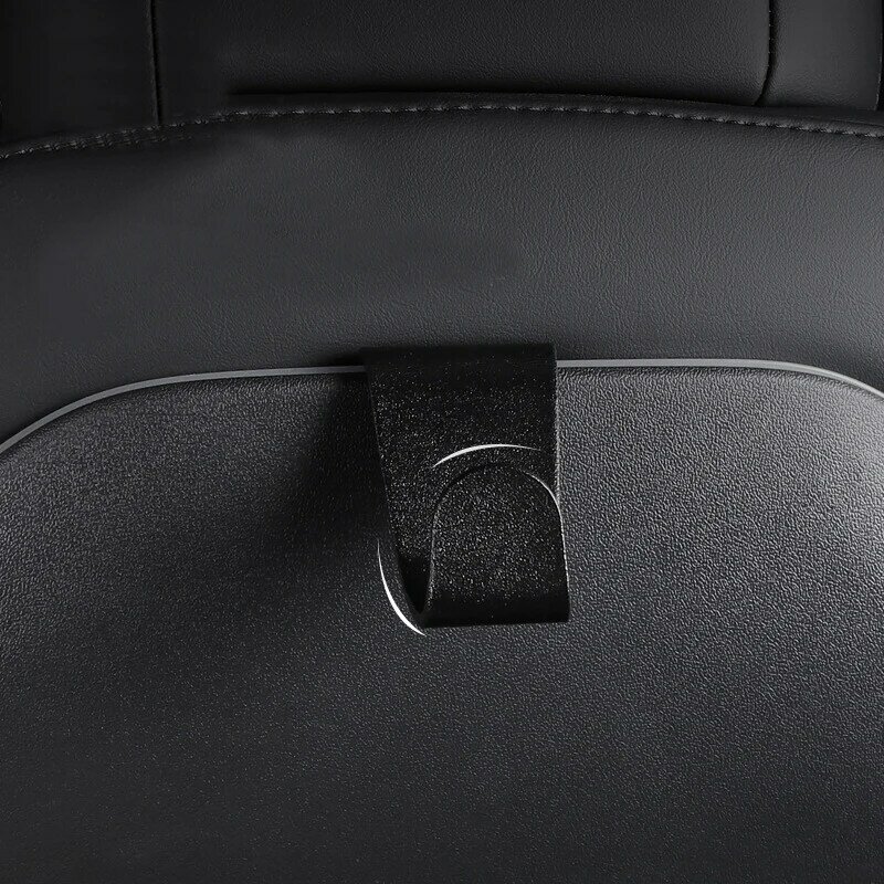 Crochets de siège arrière pour manteau, 2 pièces, en alliage d'aluminium, appui-tête, porte-sac, vêtements, cintres pour Tesla modèle S modèle X