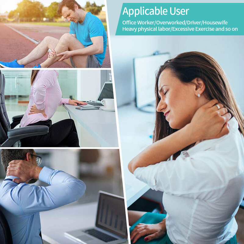 8 trybów elektryczne dziesiątki Relax stymulator mięśni EMS akupunktura masaż ciała terapia cyfrowa maszyna do odchudzania elektrostymulator