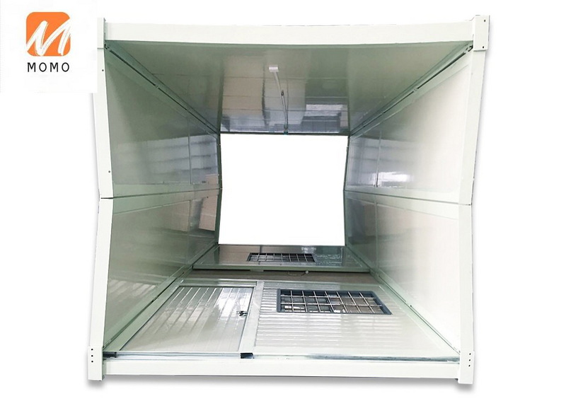 Casa pieghevole prefabbricata portatile prefabbricata modulare a basso costo assemblata per ufficio da 20 piedi