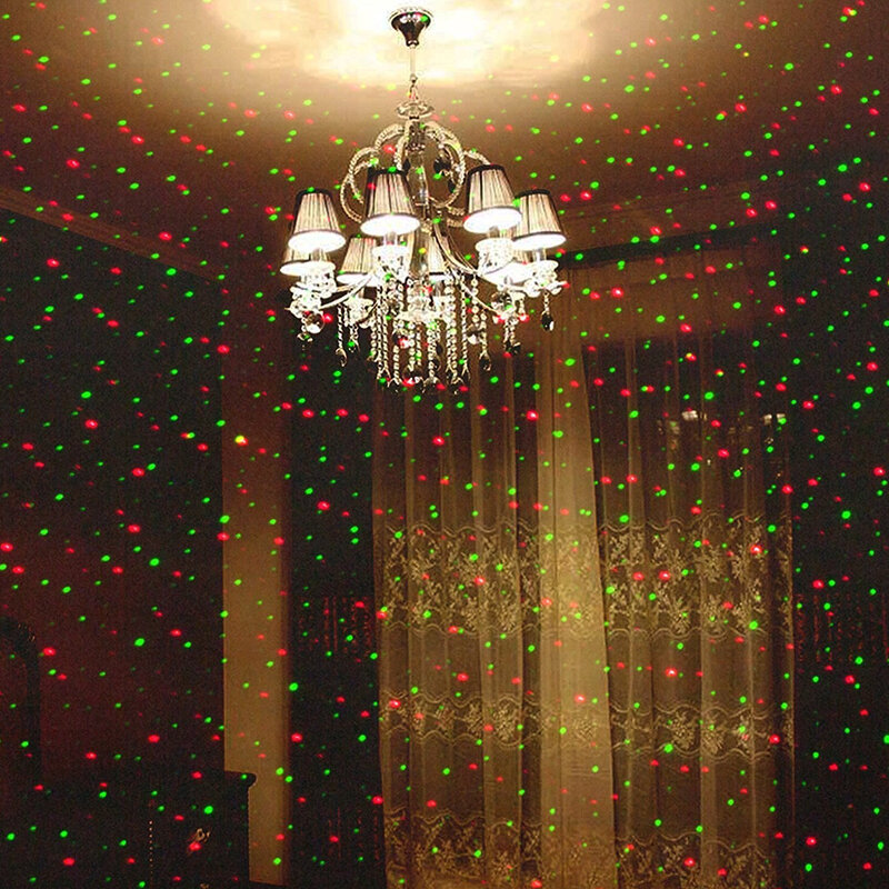 Zewnętrzne laserowe światełka świąteczne gwieździste niebo lampa sceniczna do ogrodu dekoracja świąteczna lampa krajobrazowa