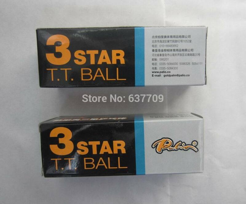 Original palio 40 edition seamless table tennis ball wholesales total 6pieces table tennis rackets racquet sports ITTF
