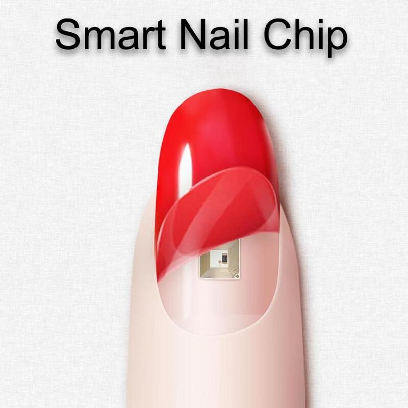 Smart Nail Chip N3 Smart Nail Chip adesivo per unghie intelligente flessibile delicato sulla pelle morbido Chip integrato dispositivi intelligenti accessori intelligenti