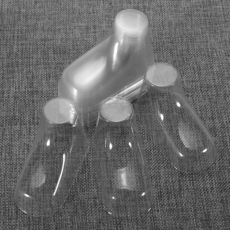 10Pcs Clear Plastic Baby Feet Display Baby Booties Shoes Socks Showcase