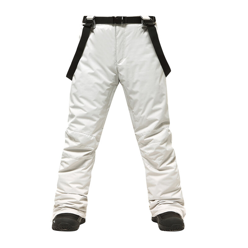 2021 nowe zimowe spodnie narciarskie na szelkach męskie regulowane izolowane spodnie śnieżne wiatroszczelne wodoodporne ciepłe spodnie śnieżne na narty snowboardowe