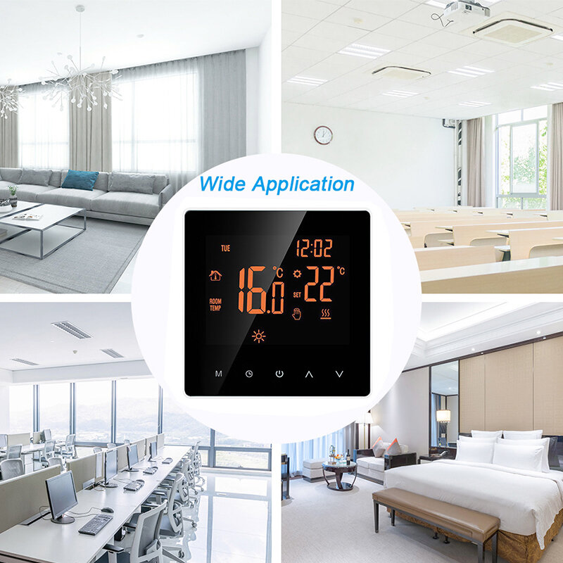 Lonsonho Tuya inteligentny termostat Zigbee Termostato 220V inteligentny regulator temperatury życia w domu współpracuje z Alexa Google Home