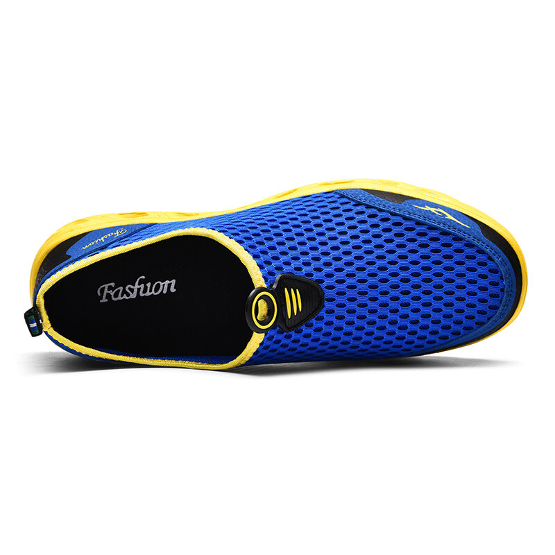 Tamaño 35-48 verano malla ligera transpirable Aqua zapatos para hombres mujeres Unisex nadando playa Zapatos de agua zapatos deportivos