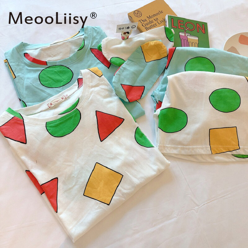 MeooLiisy-Pijama de verano para mujer, conjunto de ropa de dormir con pantalones cortos, para el hogar